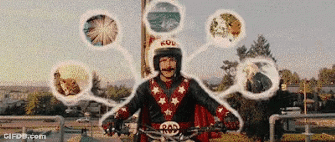 Hot Rod Kimble On His Bike GIF