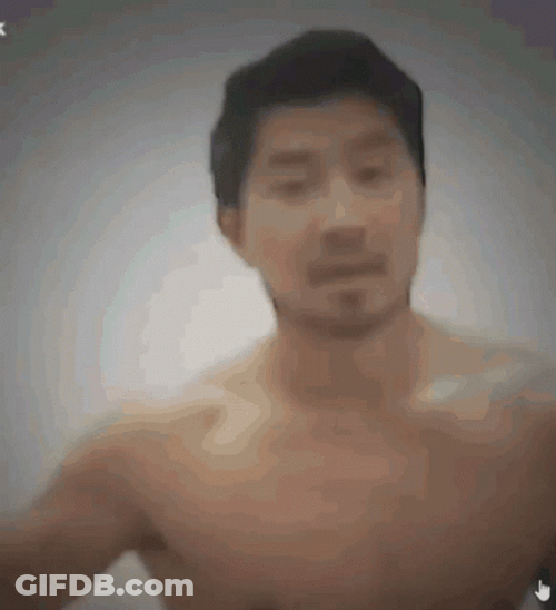 Hot Shang Chi Montage Poses GIF