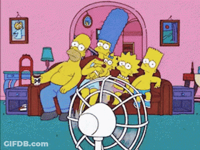 Hot Simpsons Day GIF