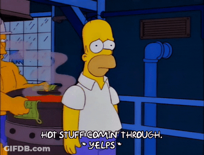 Hot Stuff Homer Meme GIF