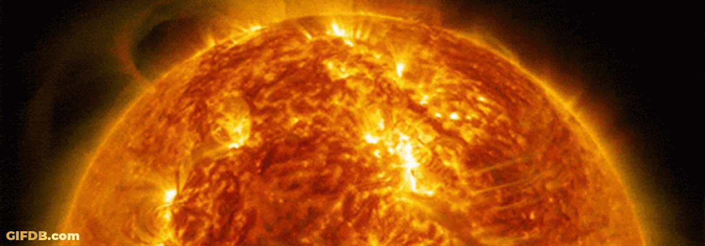 Hot Sun Flare NASA Captures GIF