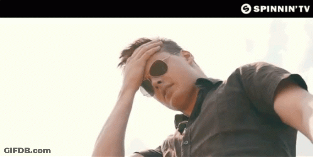 Hot Sun Guy Is Sweating GIF