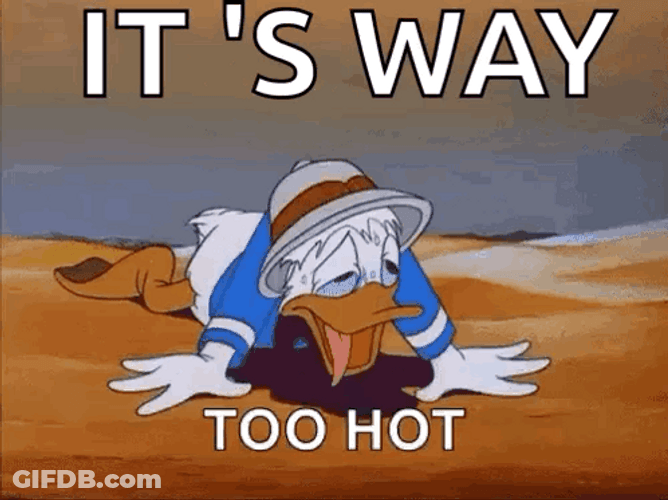 Hot Sweating Day GIF