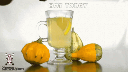 Hot Toddy With Lemon Slice GIF