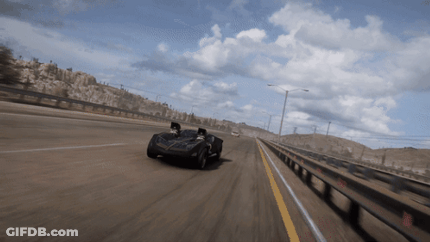 Hot Wheels Black Twin Mill GIF