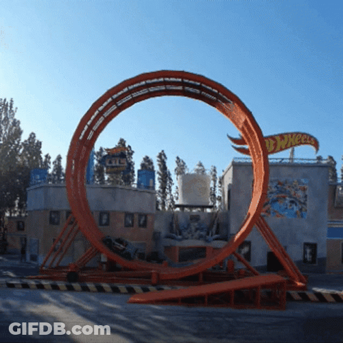 Hot Wheels Roller Coaster GIF