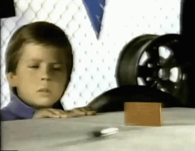 Hot Wheels Surprised Boy GIF