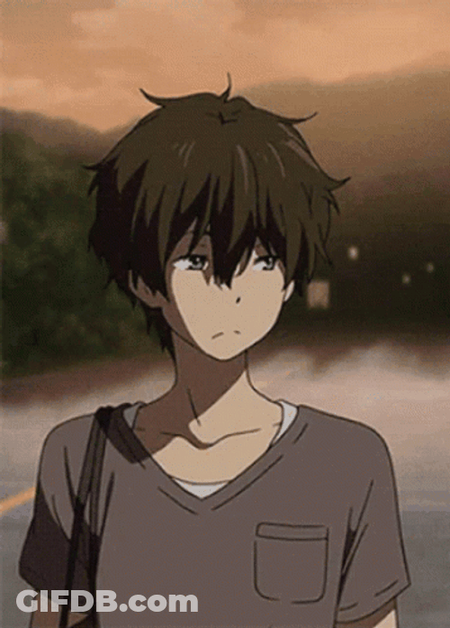 Hotaro Oreki Anime Discord Pfp GIF