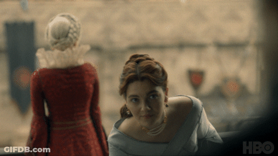 Hotd Alicent And Otto Hightower Viserys Targaryen GIF