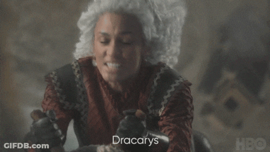 Hotd Lady Baela Targaryen Riding Dracarys GIF