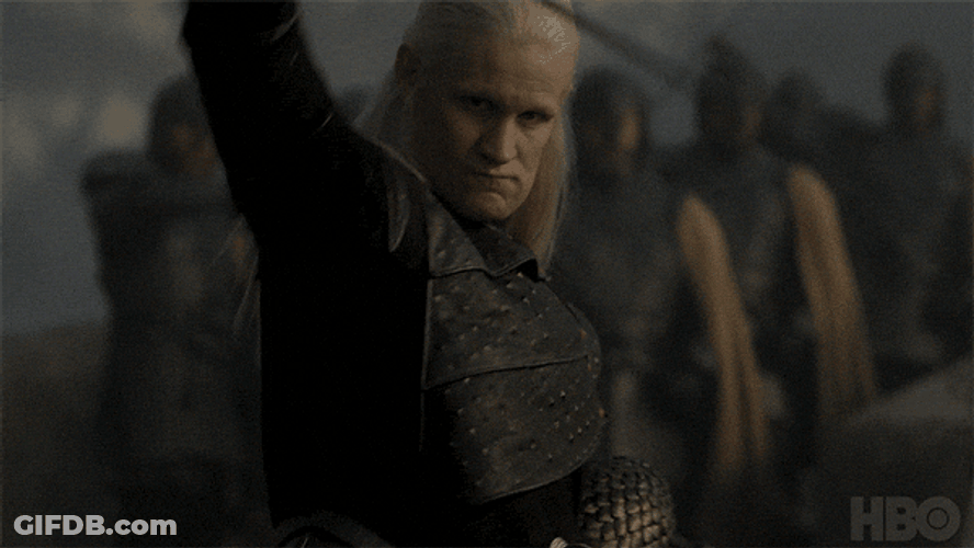 Hotd Otto Hightower And Daemon Targaryen GIF