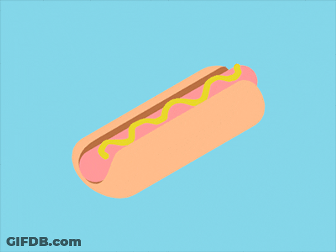 Hotdog Didn't Last Fingers Work So Fast GIF