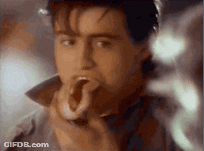 Hotdog Lover Wink Fingers Turning Pink GIF