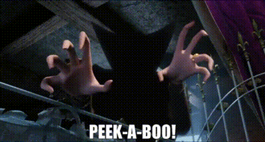 Hotel Transylvania Dracula Peek A Boo GIF