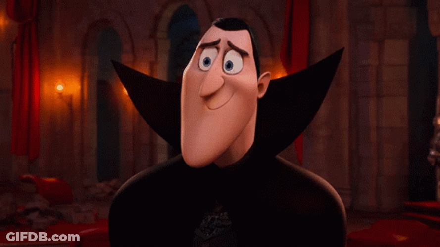 Hotel Transylvania Dracula Smirk GIF