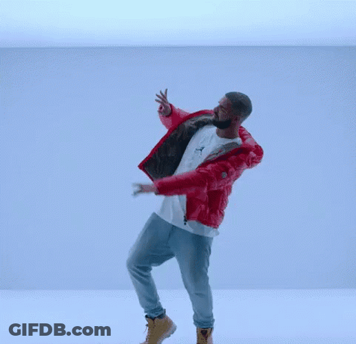 Hotline Bling Drake Vibing GIF
