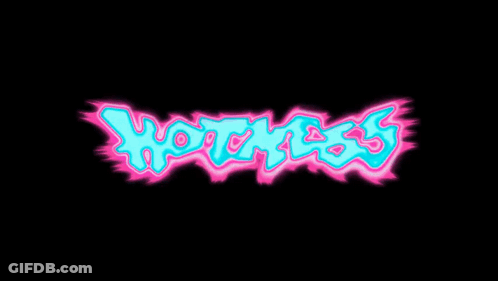 Hotness Glowing Blue And Pink GIF