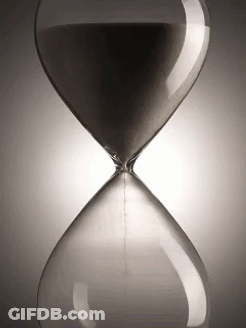 Hourglass Sand Running Out Of Time GIF