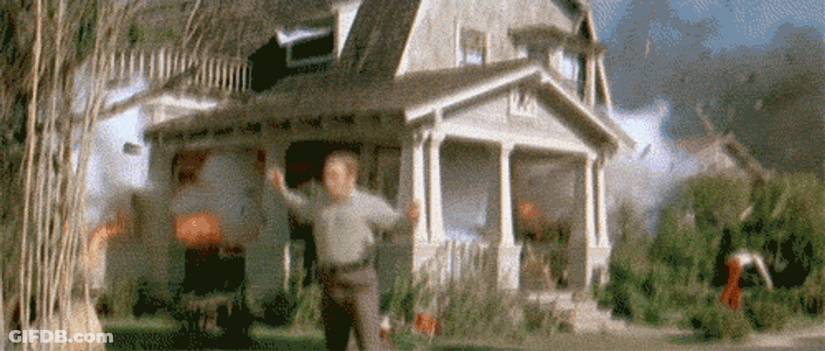 House Attack Bomb Explosion GIF
