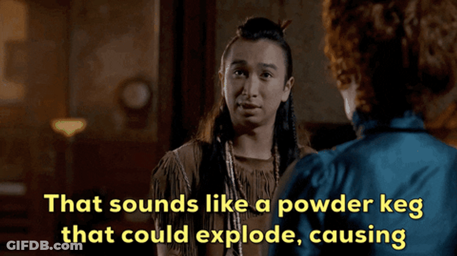 House Drama Exploding GIF