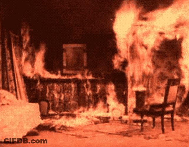 House Flame On Fire GIF
