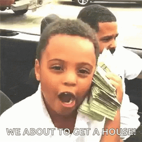 House Money Happy Dabbing Meme GIF