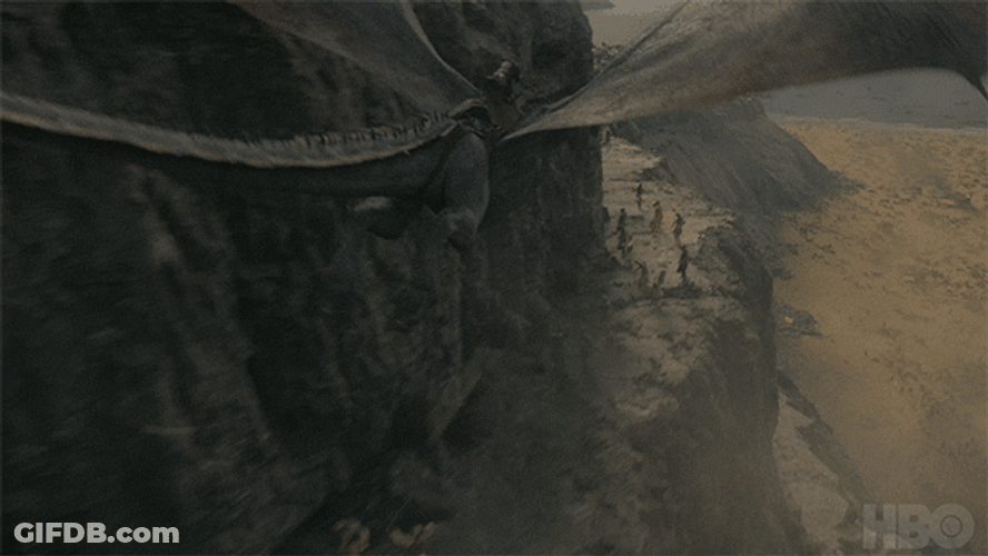 House Of The Dragon Breathing Fire GIF