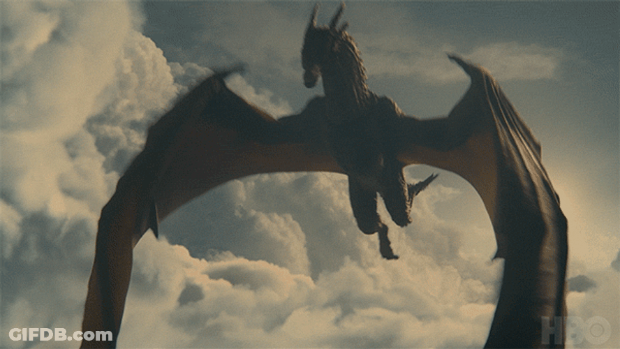 House Of The Dragon Flying Dragon GIF