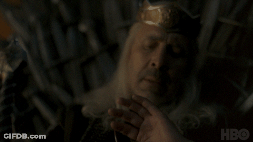 House Of The Dragon  KIng Viserys Targaryen GIF