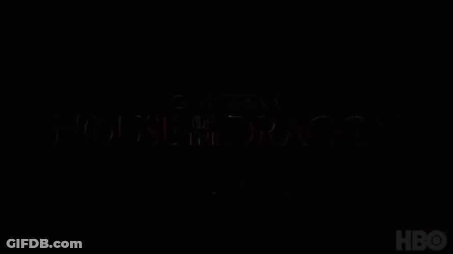 House Of The Dragon Logo GIF