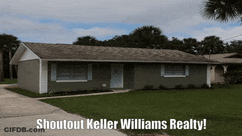 House With Shoutout Keller Williams Realty GIF