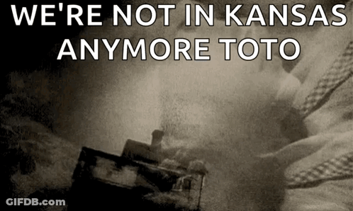 House With We're Not In Kansas Anymore Toto GIF