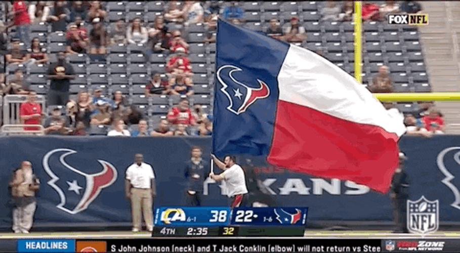 Houston Texans Football Team Flag GIF