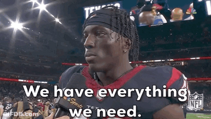 Houston Texans Player Interview GIF