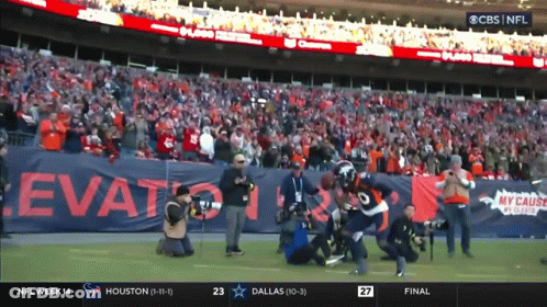 Houston Vs Dallas Football On CBS GIF