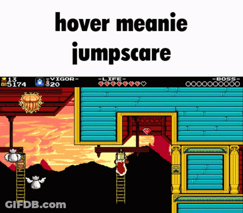 Hover Meanie Jumpscare GIF