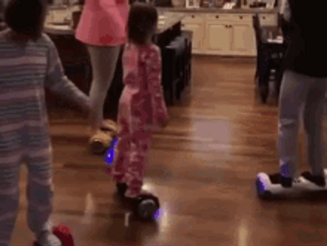 Hoverboard Fast Spinning Fail GIF