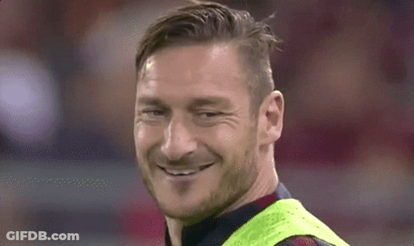 How About No Francesco Totti Smile GIF