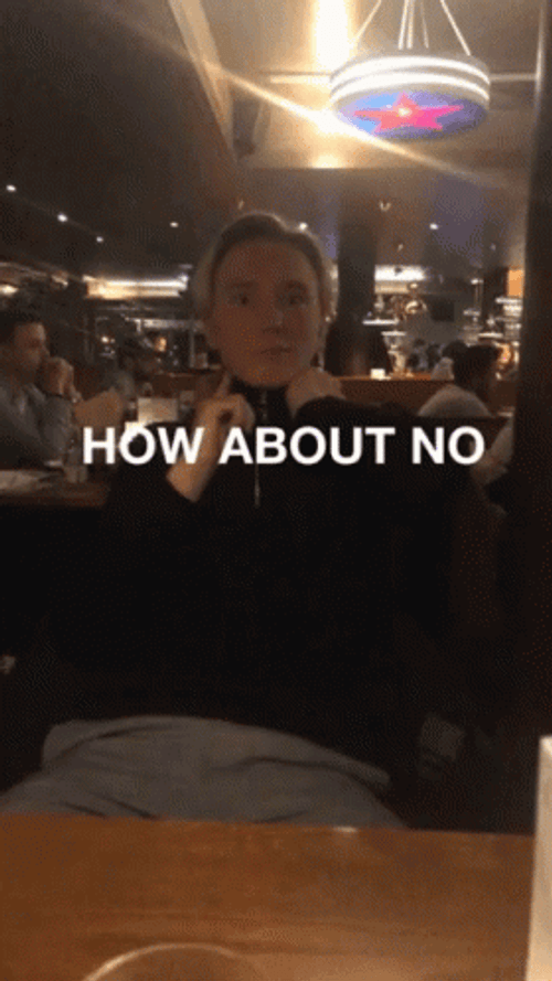 How About No Head Shake GIF