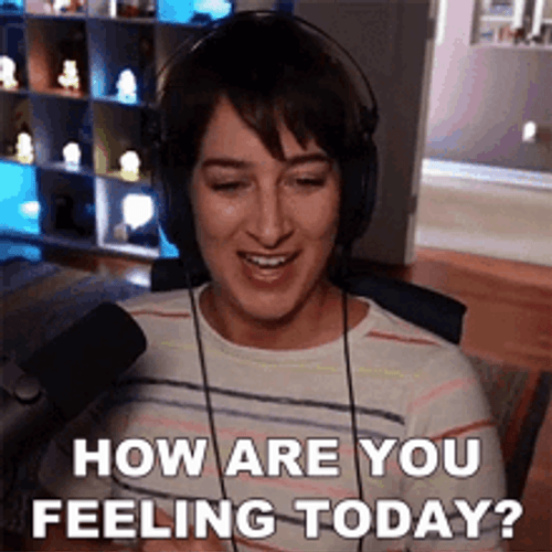 How Are You Feeling Today Alli Speed Stream GIF