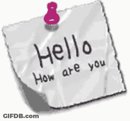 How Are You Pin Note GIF