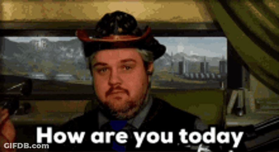 How Are You Rowdy Cowboy GIF
