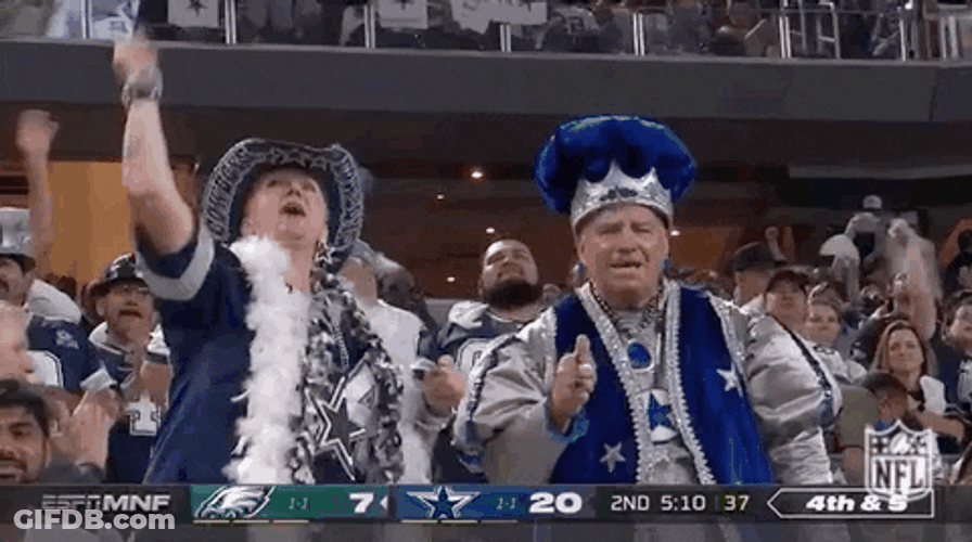 How Bout Them Cowboys Royals GIF
