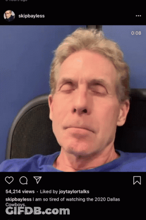 How Bout Them Cowboys Skip Bayless GIF