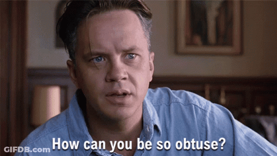 How Can You Be So Obtuse Shawshank Redemption GIF