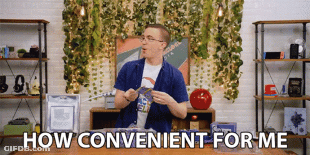 How Convenient For Me GIF