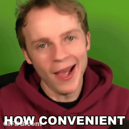 How Convenient Fred Pye GIF