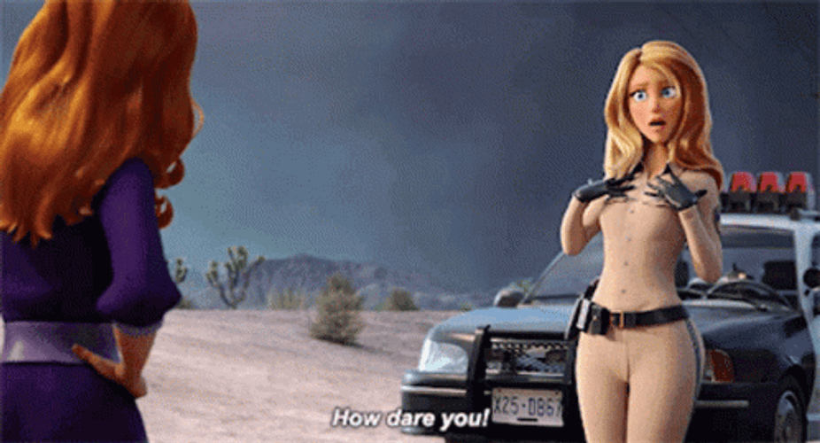 How Dare You Scooby Officer Jaffe GIF