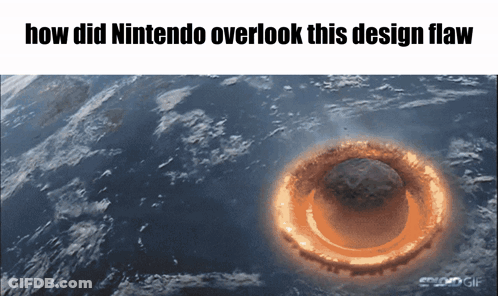 How Did Nintendo Overlook This Design Flaw GIF