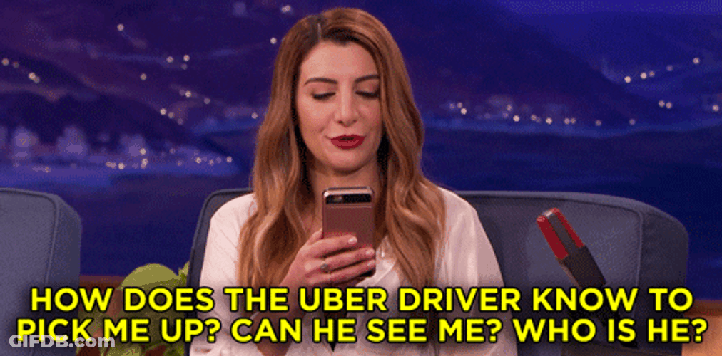 How Does The Uber Driver Know To Pick Me GIF